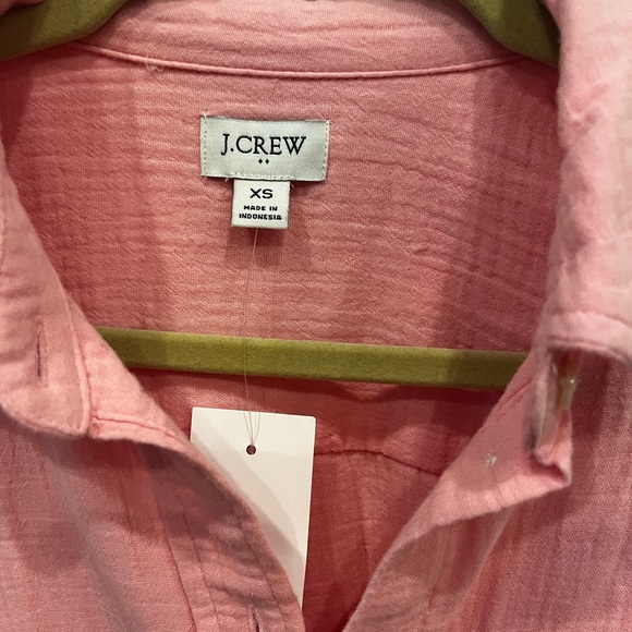 J Crew Linen Button Down Shirt - Picture 2 of 4